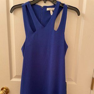 double strap sleeveless dress
